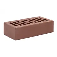 Кирпич фасадный клинкерный пустотелый Керамин М200 коричневый гладкий 250x120x65 мм 1 НФ