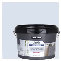 Эмаль универсальная Luxens цвет нежно-голубой полуматовая 2.5 кг