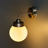 Настенный светильник Kron FR5339WL-01N под лампу влагозащищенный цвет серебристый