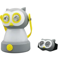 Ночник светодиодный Сова с налобным фонариком на батарейках