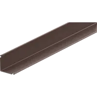 Планка угла внутренняя 50x50x1250 мм цвет коричневый