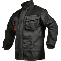 Куртка рабочая Эмертон цвет черный размер 52-54 рост 170-176 см