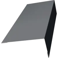 Наличник оконный 100x50x1250 мм цвет темно-серый