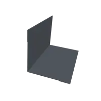 Угол внутренний 50x50x1250 мм цвет темно-серый