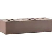 Кирпич фасадный клинкерный ЛСР М 300 коричневый Мюнхен гладкий 250x85x65 мм 0.7 НФ