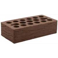 Кирпич облицовочный Керма М 150 шоколад рустик 250x120x65 мм 1 НФ