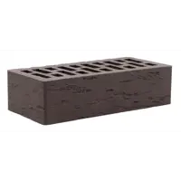 Кирпич облицовочный Тербунский Гончар М 200 графит старый город 250x120x65 мм 1 НФ