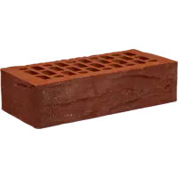 Кирпич фасадный клинкерный Голицынский М 300 гранат рельефный 250x120x65 мм 1 НФ