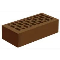 Кирпич облицовочный Голицынский М 175 коричневый гладкий 250x120x65 мм 1 НФ