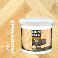 Лак для паркета и пола Linnimax шелково-матовый прозрачный 9 л