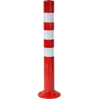 Парковочный столбик 20x75 см, красный