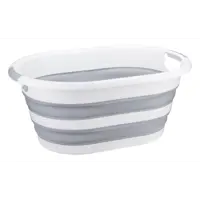 Таз складной овальный Idea Флекс 17.5 л полипропилен цвет смоки