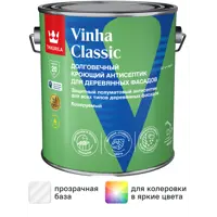 Антисептик кроющий Tikkurila Vinha Classic VC полуматовый прозрачный 2.7 л