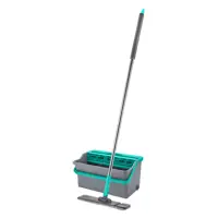 Набор швабра и ведро с отжимом 4 л Hitt Supreme Perfect цвет серый