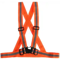 Портупея светоотражающая ТП10032589 цвет оранжевый единый размер