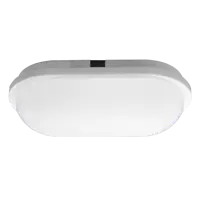 Светильник настенно-потолочный утилитарный светодиодный OBL WH 20 Вт овал цвет белый