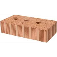 Кирпич строительный пустотелый Ярославль M200 красный 250x120x65 мм 1 НФ