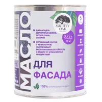 Масло для фасада Mighty Oak полуглянцевое бесцветное база С 0.7 л