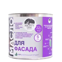 Масло для фасада Mighty Oak полуглянцевое бесцветное база С 2.2 л