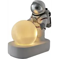 Ночник светодиодный Космонавт 15.3 см цвет серебристый