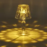 Лампа настольная светодиодная Freya конус теплый белый свет цвет золотистый