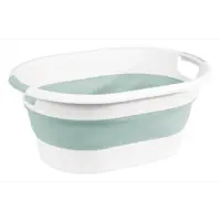 Таз складной Idea Флекс овальный 25 л полипропилен цвет тиффани
