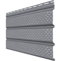 Софит Grand Line Classic 3000 мм полная перфорация цвет серый графит