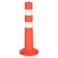 Парковочный столбик 17x45 см красный