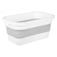 Ведро прямоугольное Idea Флекс 16 л цвет серый