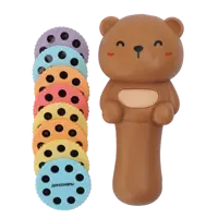 Ночник светодиодный Фотон Мишка детский фонарик-проектор