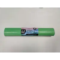 Мешки для мусора Био 27 мкм 120 л цвет зеленый 10 шт.