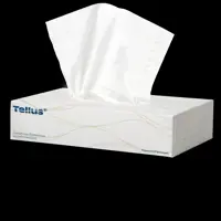 Салфетки для лица Tellus двухслойные 100 шт