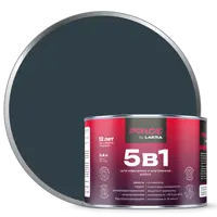 Грунт-эмаль по ржавчине 5 в 1 Лакра цвет графит 0.4 л