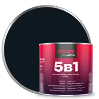 Грунт-эмаль по ржавчине 5 в 1 Лакра цвет черный 1.9 л
