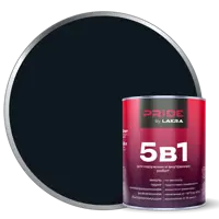 Грунт-эмаль по ржавчине 5 в 1 Лакра цвет черный 0.8 л