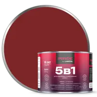 Грунт-эмаль по ржавчине 5 в 1 Лакра цвет оксид красный 0.4 л