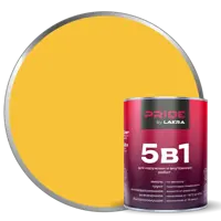 Грунт-эмаль по ржавчине 5 в 1 Лакра цвет желтый 0.8 л