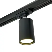 Трековый светильник спот Feron AL142 под лампу GU10 однофазный цвет черный