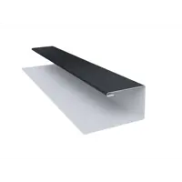 П-планка для кровли 0.4 мм RAL 7024 серый