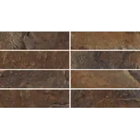 Плитка клинкерная Керамин Касл Рок 4 24,5x6,5 см коричневый 0,54 м²