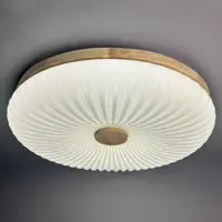 Светильник настенно-потолочный светодиодный Лила 90 Вт с пультом управления 34 м² регулируемый свет цвет белый