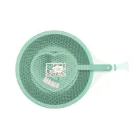 Набор (таз 4л + ковшик 1,5л+щетка для овощей) Organic Food