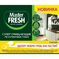 Губка MASTER FRESH 218350 2 шт