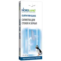 Салфетка для стекол и зеркал NORDLAND 31x32 см полиэстер