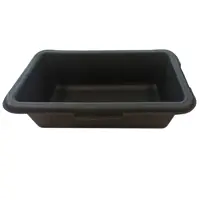 Таз строительный прямоугольный Антиудар-40, 40 л черный