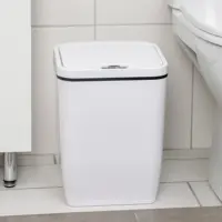 Ведро 12 л Доляна металл цвет белый