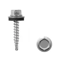 Саморезы кровельные по дереву с пресс-шайбой Fort цинк 4.8x50 мм 250 шт