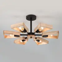 Потолочная люстра в стиле лофт EUROSVET Klark 70056/6 черный