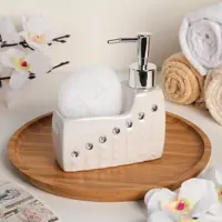 Дозатор для жидкого мыла Доляна 866132 керамика