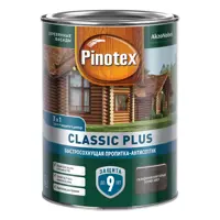 Пропитка древесины PINOTEX 0С 00025072 полуматовый серый 0.9 л